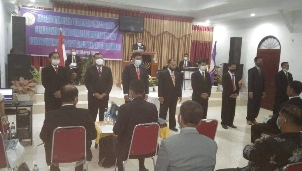 penahbisan gembala sidang sinode GPT BPW I Simalungun 1 maret 2022